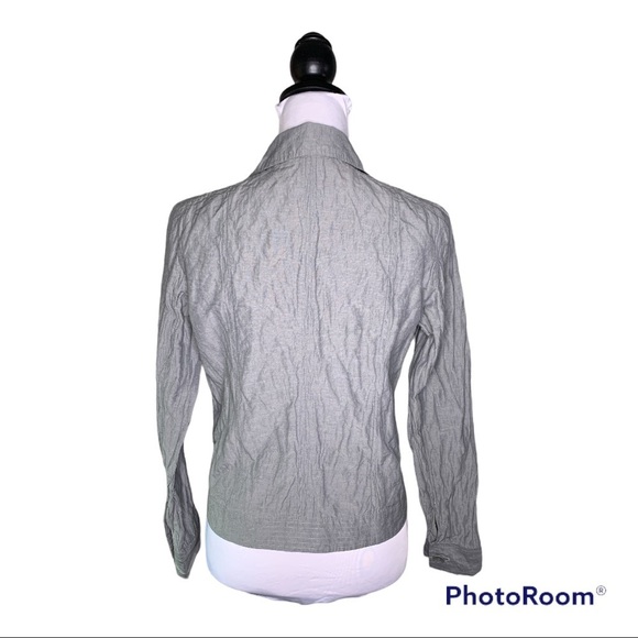 Eileen Fisher Asymmetric zip jacket size S petite - Picture 2 of 4